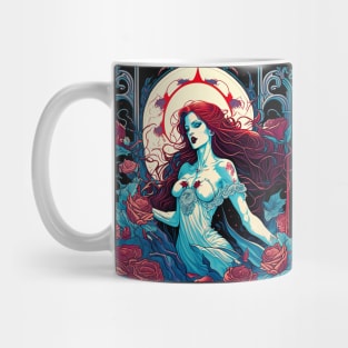 "Psychedelic Haunts: Unique and Colorful Halloween Horrors" Mug